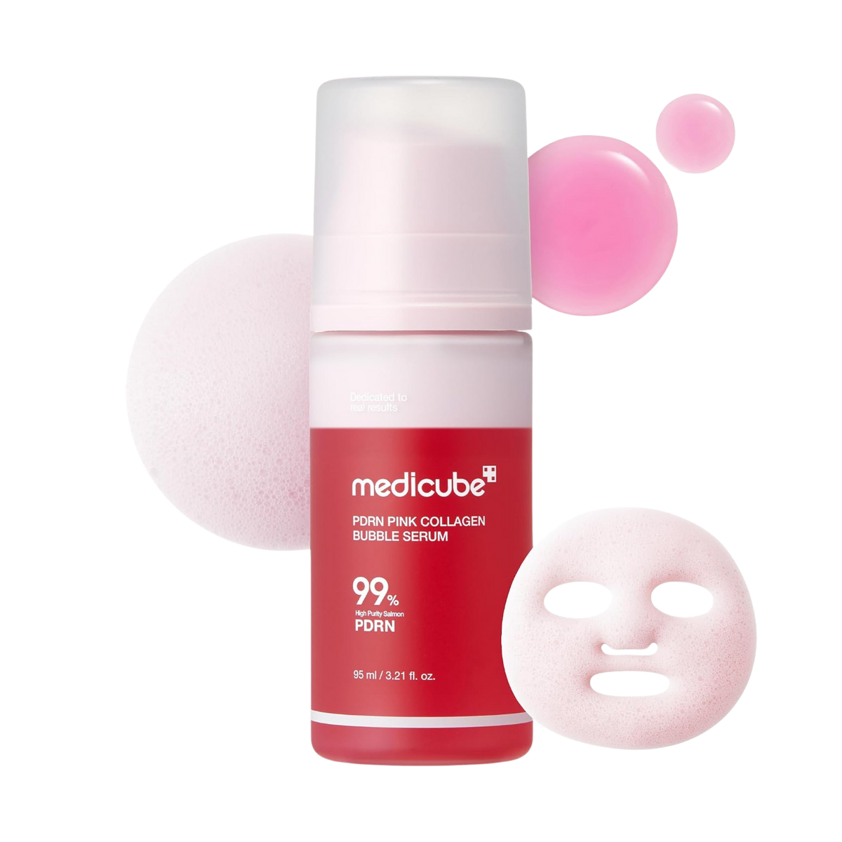 Veido serumas "PDRN Pink Collagen Bubble Serum" 95 ml