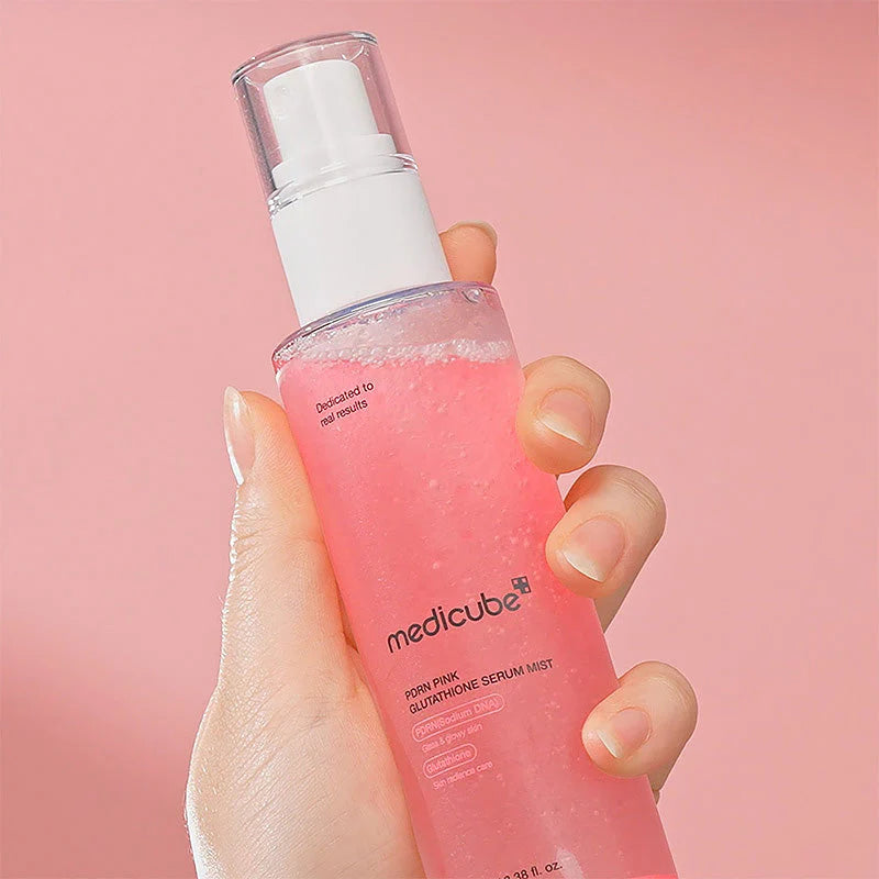 Purškiamas veido serumas - dulksna "PDRN Pink Glutathione Serum Mist", 100 ml