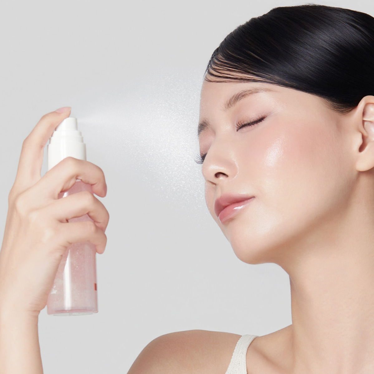 Veido dulksna - serumas su kolagenu "PDRN Pink Collagen Glow Jelly Mist Serum", 100 ml