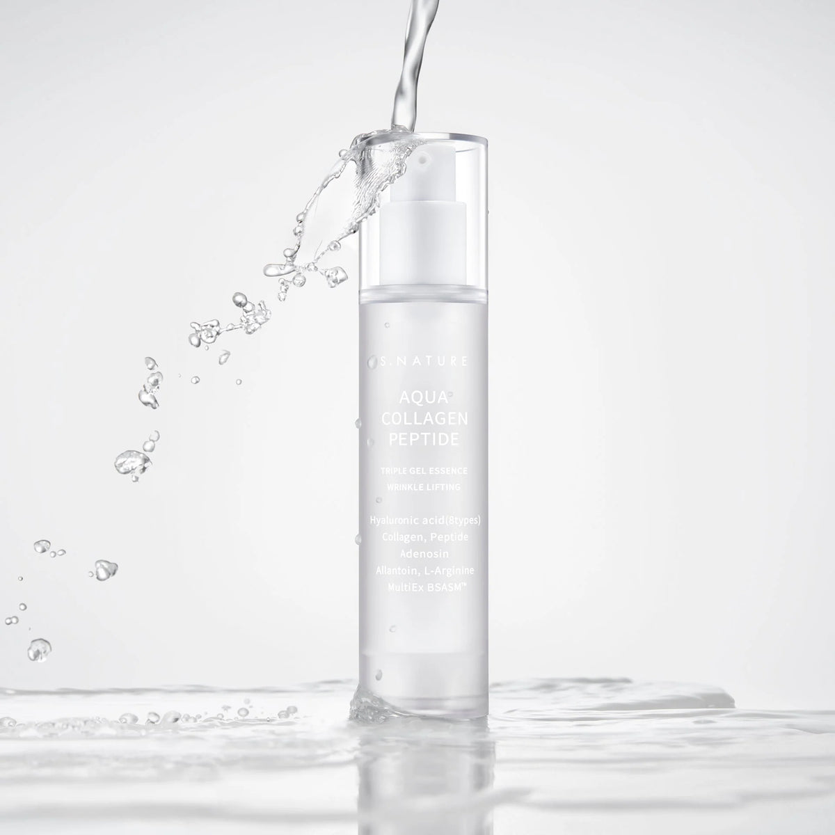 Elastingumo suteikianti veido esencija "Aqua Collagen Peptide Triple Gel Essence", 50 ml