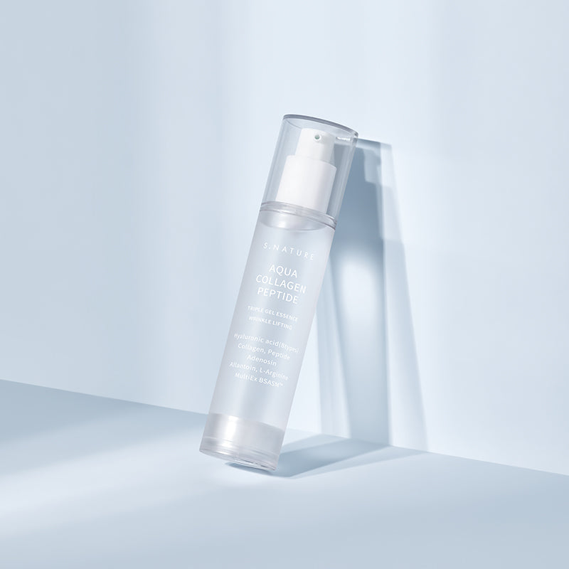 Elastingumo suteikianti veido esencija "Aqua Collagen Peptide Triple Gel Essence", 50 ml