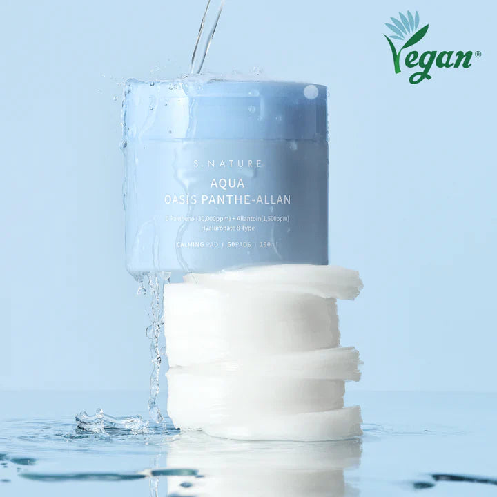 Toniko padeliai "Aqua Oasis Panthe-Allan Calming Pad", 60 vnt.