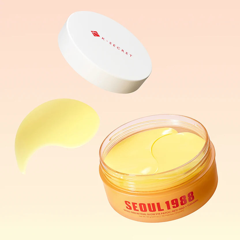 Paakių padeliai "Seoul 1988 Retinal Glow Eye Patch: RETI-NAD + TURMERIC", 60 vnt.