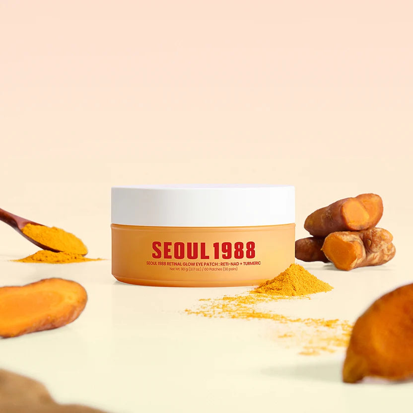 Paakių padeliai "Seoul 1988 Retinal Glow Eye Patch: RETI-NAD + TURMERIC", 60 vnt.