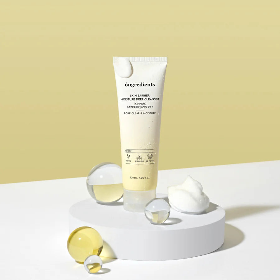 Drėkinantis veido prausiklis "Skin Barrier Moisture Deep Cleanser", 120 ml