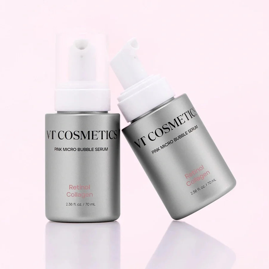 Veido serumas "Pink Micro Bubble Serum, Retinol Collagen", 70 ml