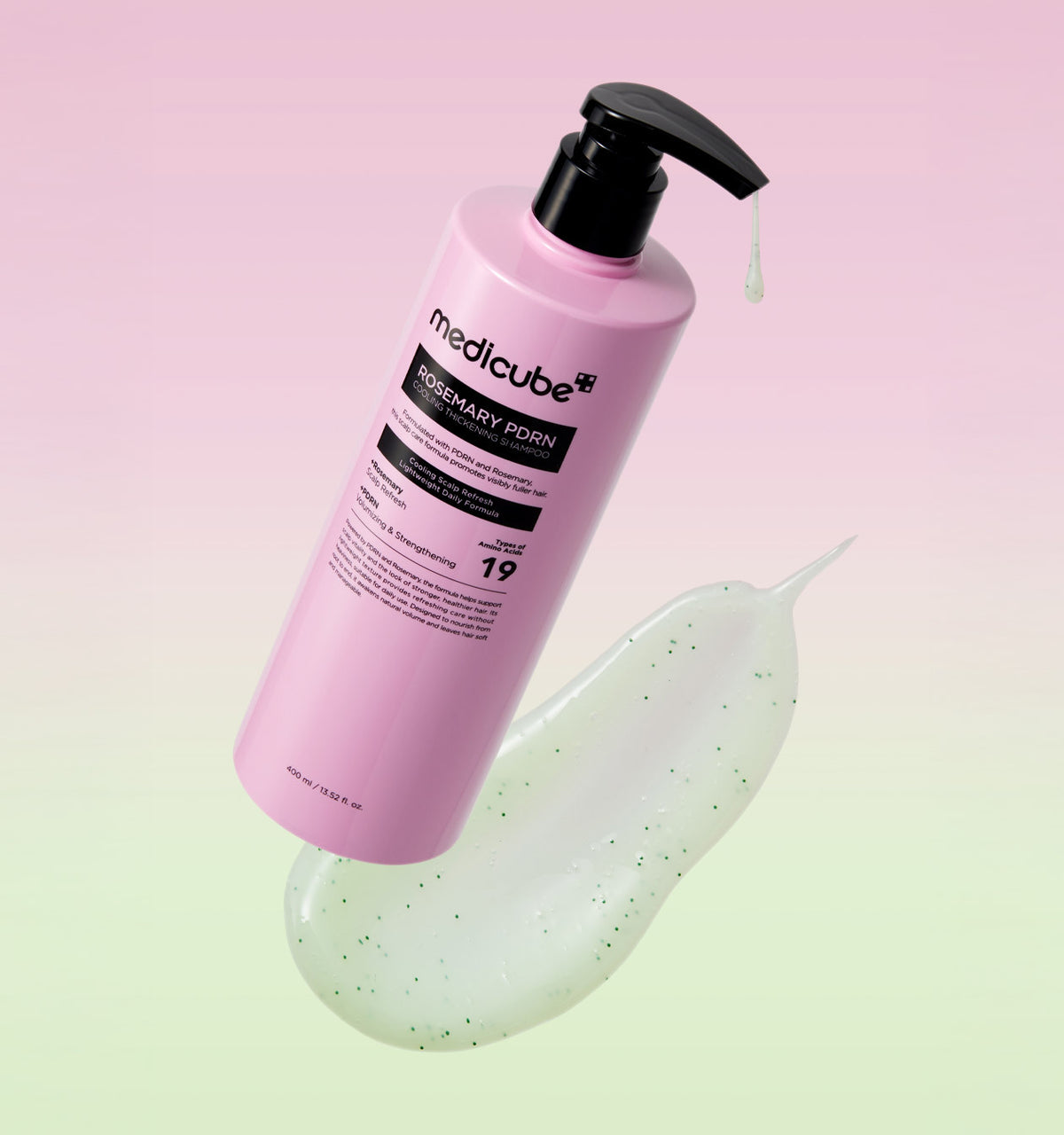 Plaukų šampūnas "Rosemary PDRN Cooling Thickening Shampoo", 400 ml