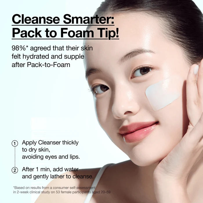 Drėkinamosios veido prausimosi putos "PDRN Hyaluronic Acid Moisturizing Cleansing Foam", 150 ml