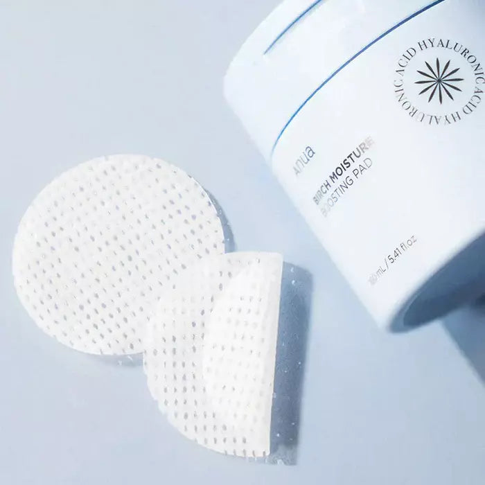Drėkinamieji toniko padeliai su beržų sula "Birch Moisture Boosting Pad", 70 vnt.