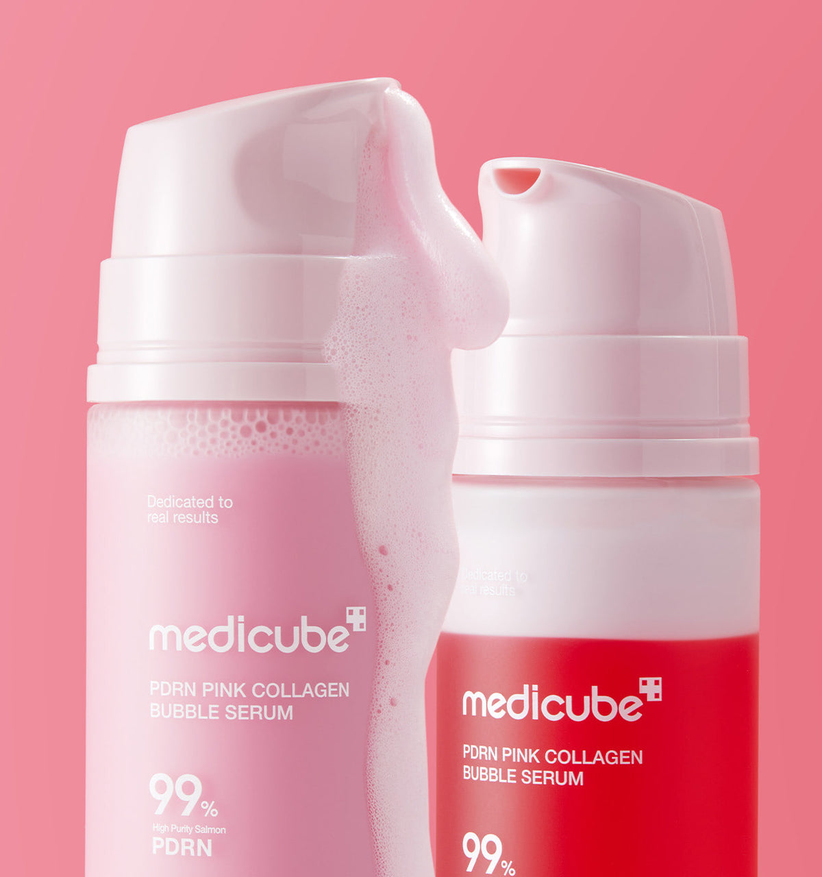 Veido serumas "PDRN Pink Collagen Bubble Serum" 95 ml
