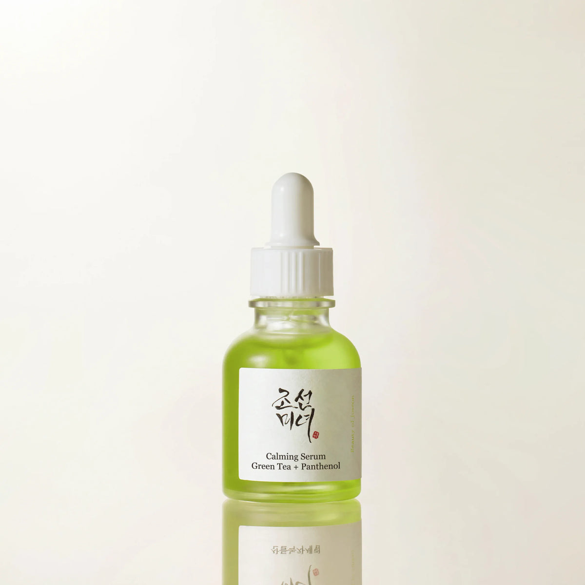 Raminamasis veido serumas su žaliosios arbatos ekstraktu ir pantenoliu "Calming Serum Green Tea + Panthenol", 30 ml