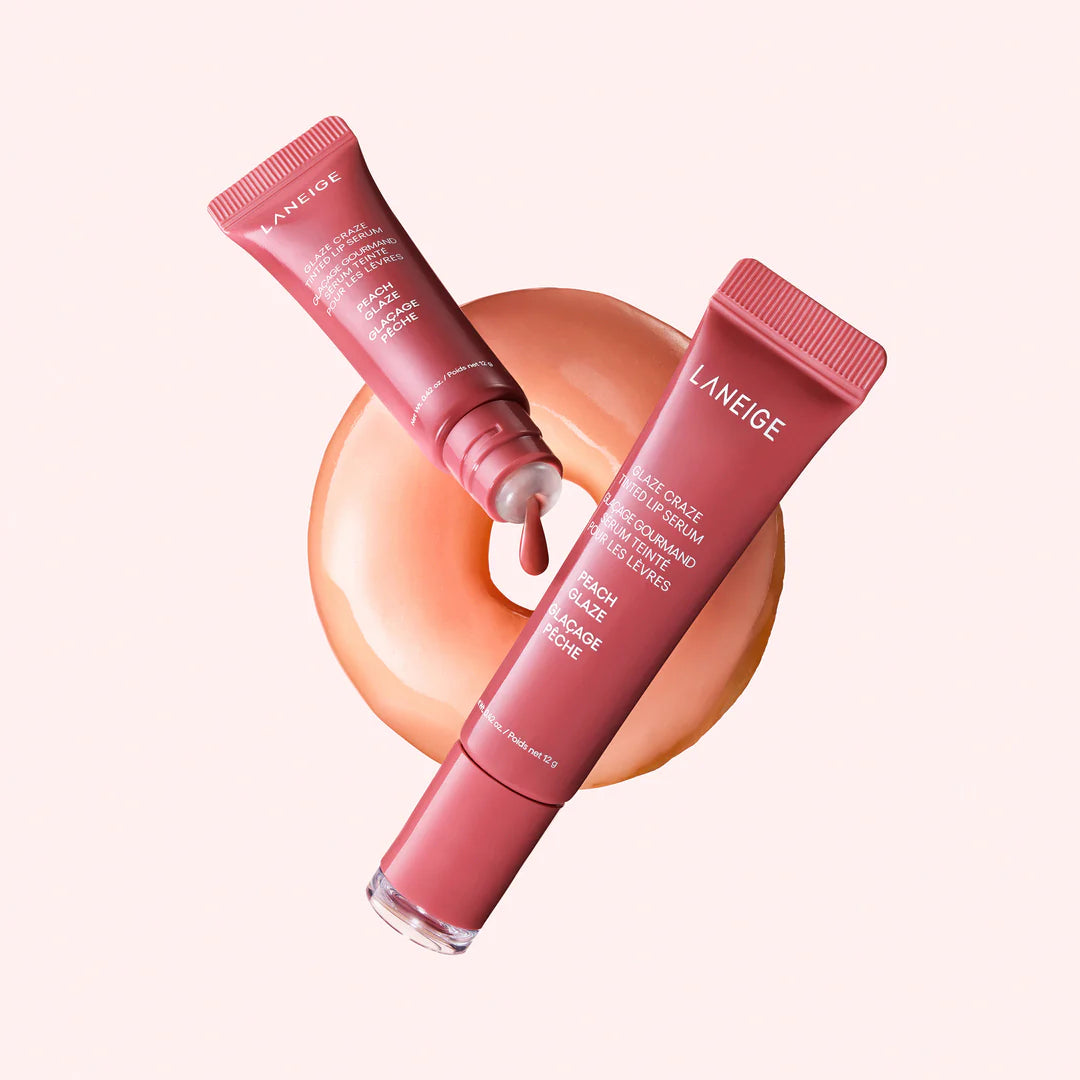 Lūpų balzamas - serumas su atspalviu "Glaze Craze Tinted Lip Serum (Peach Glaze)", 12 g