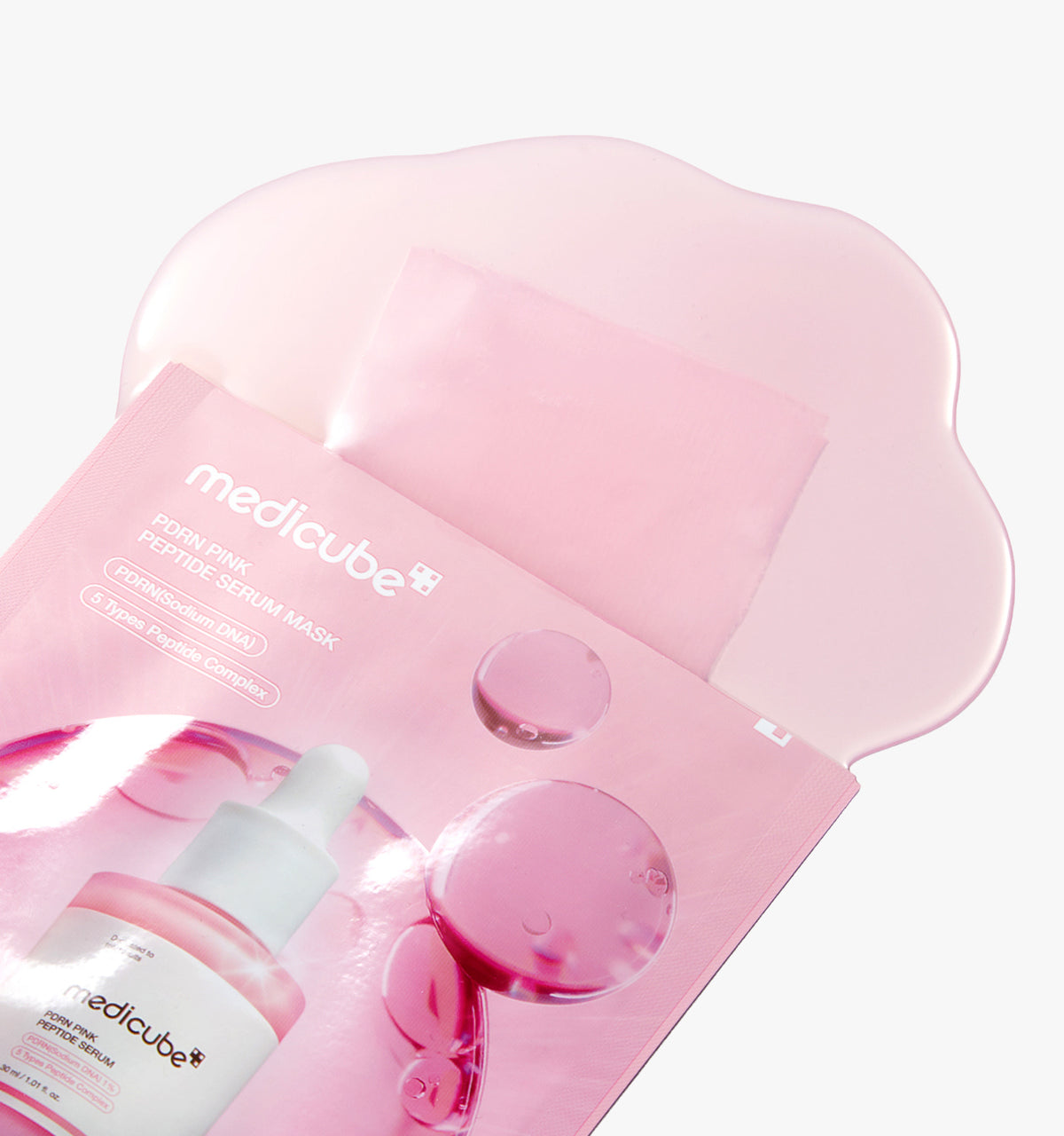 Lakštinė veido kaukė "PDRN Pink Peptide Serum Mask", 23 ml
