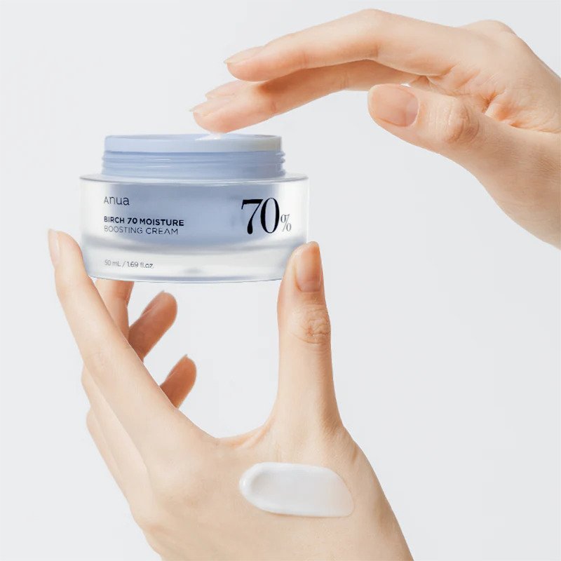 Drėkinamasis kremas su beržų sula "Birch 70 Moisture Boosting Cream", 50 ml