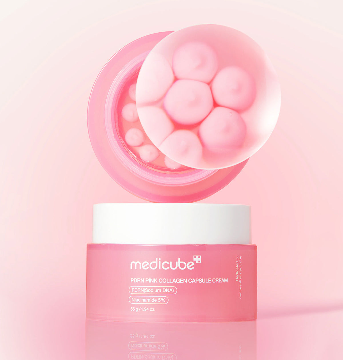 Veido kremas su kolagenu "PDRN Pink Collagen Capsule Cream", 55 g