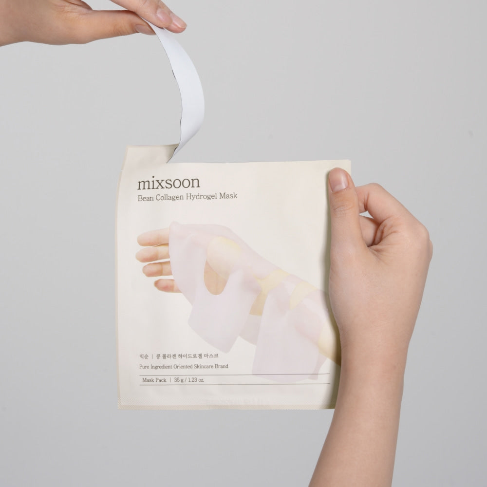 Drėkinamoji veido kaukė "Bean Collagen Hydrogel Mask"