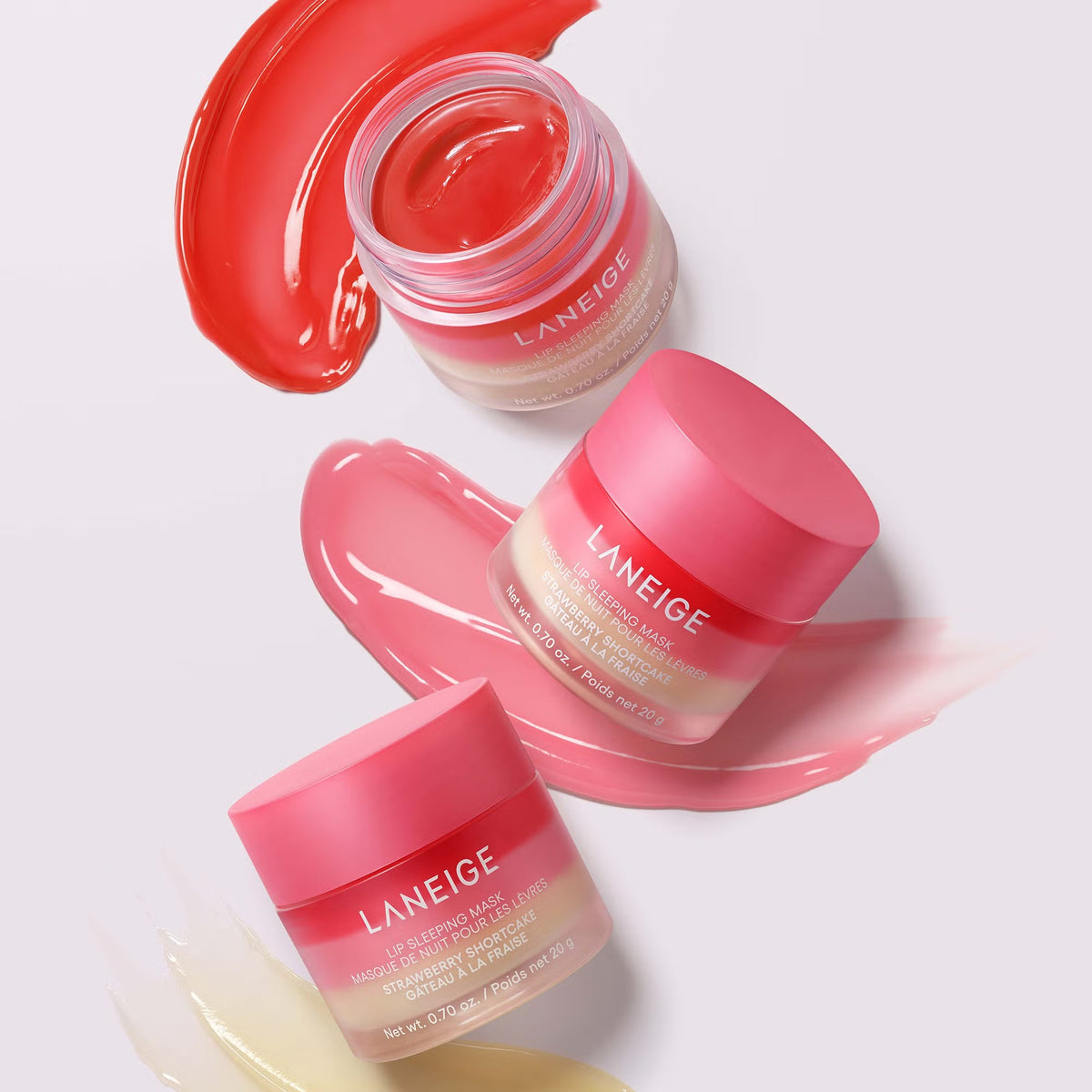 Lūpų kaukė "Lip Sleeping Mask Strawberry Shortcake", 20 g