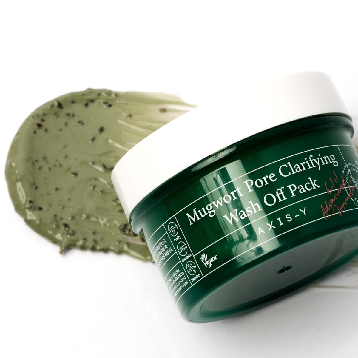Valomoji veido kaukė "Mugwort Pore Clarifying Wash Off Pack", 100 ml