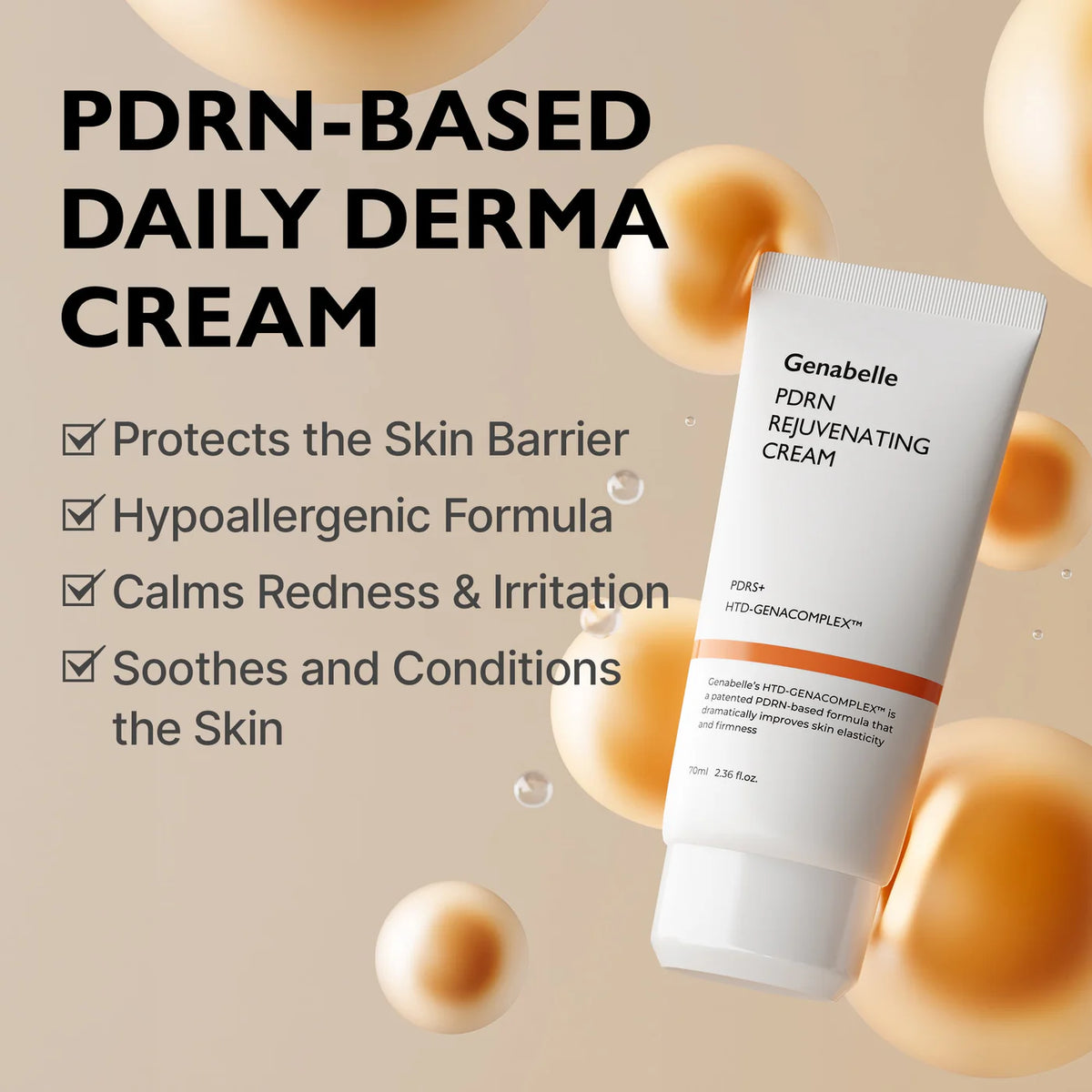 Veido kremas "PDRN Rejuvenating Cream", 70 ml