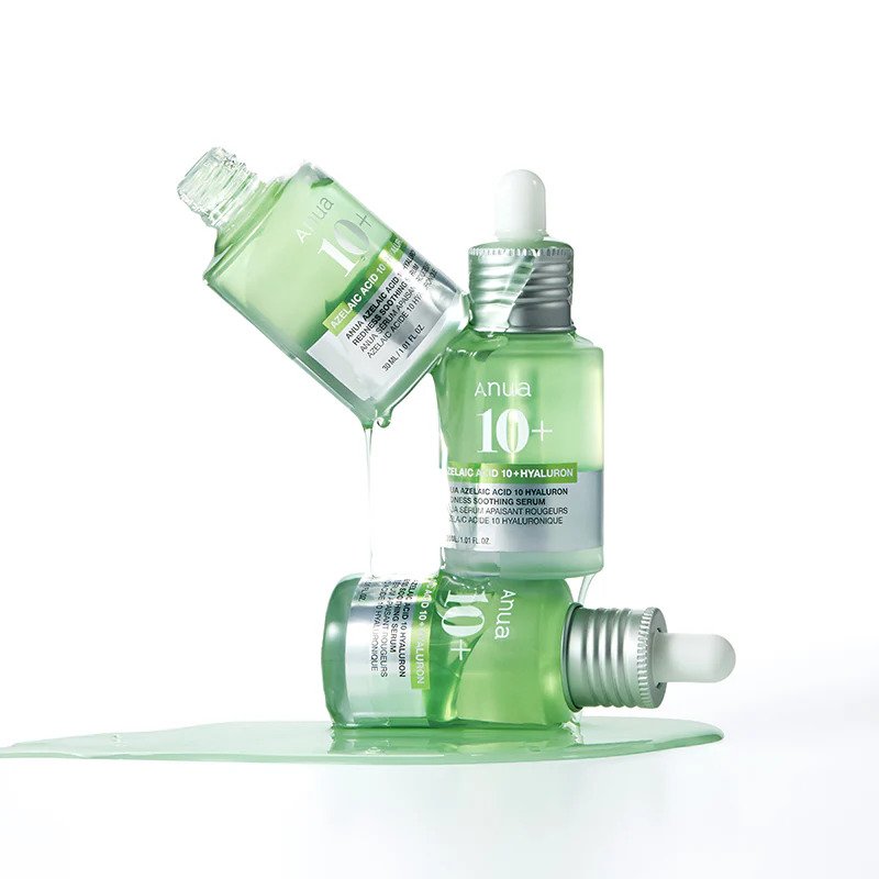 Raminamasis serumas raustančiai odai su 10 % azelaino rūgštimi "Azelaic Acid 10 Hyaluron Redness Soothing Serum", 30 ml