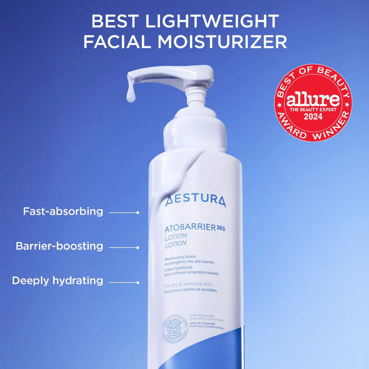 Drėkinamasis losjonas "Atobarrier 365 Lotion", 150 ml